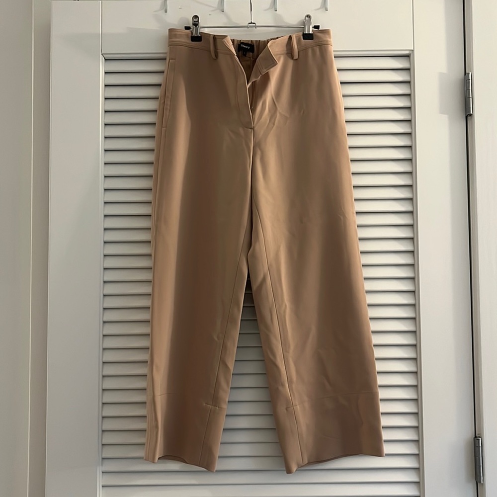 Theory wide leg trousers sz 2